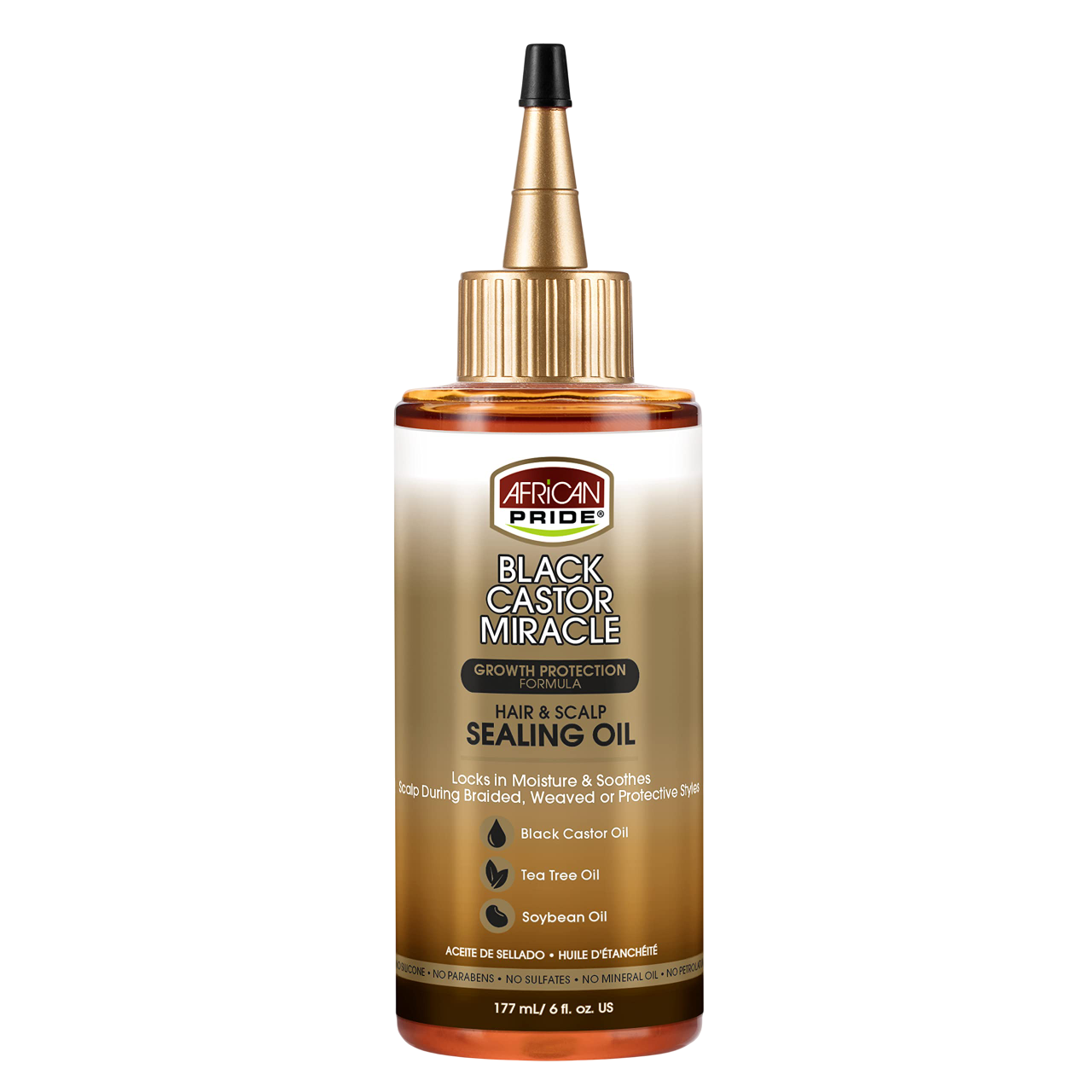 African Pride Black Castor Miracle Hair & Scalp Sealing Oil